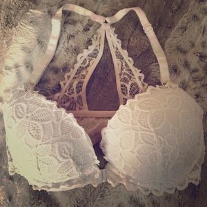 PINK DATE LACE RACERBACK PUSH-UP